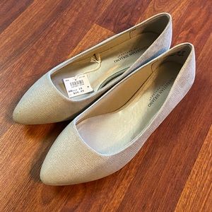 Christian Siriano Silver Flats